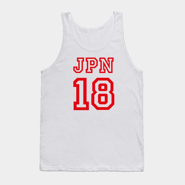 JAPAN SOCCER Tank Top by eyesblau